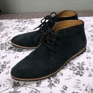 Clarks Phenia desert nubuck boots women black 8